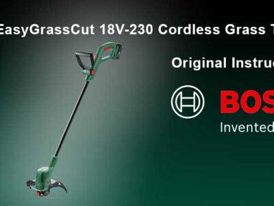 Download Free EasyGrassCut 18V-230 Cordless Grass Trimmer Manual