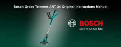 Download Free BOSCH Grass Trimmer ART 24 User Manual