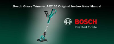 Download Free BOSCH Grass Trimmer ART 30 User Manual