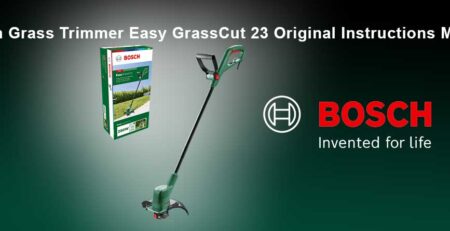 Download Free BOSCH Grass Trimmer Easy GrassCut 23 User Manual